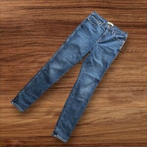 Madewell 10" High Rise Skinny Blue Denim Jeans